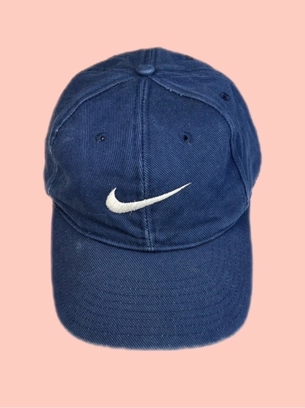 Vintage Nike Navy Blue Swoosh Cap